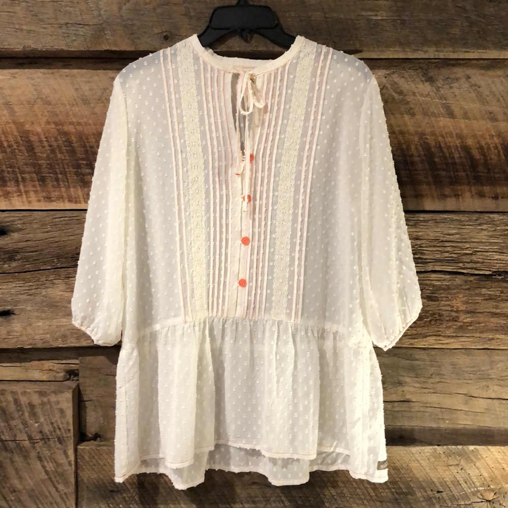Matilda Jane Swiss Dot Light The Way Top Blouse